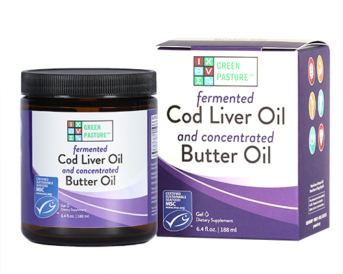 Fermented Cod Liver Oil and Concentrated Butter Oil Blend - Unflavored 188 ml