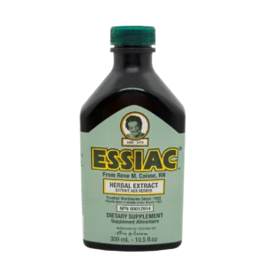 Essiac kruidenthee fles – origineel recept met kliswortel, schapenzuring, glibberige iep en Chinese rabarberwortel