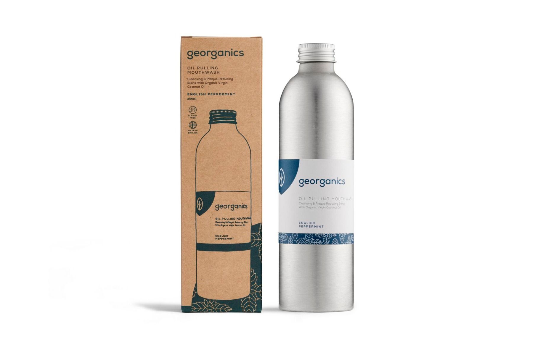 Organic Oil Pulling Mouthwash - Peppermint - 275 ml